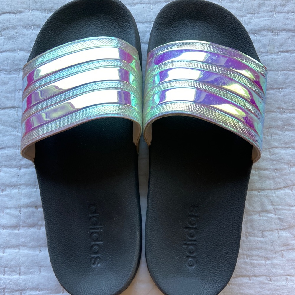 Women’s adidas slides - size 9